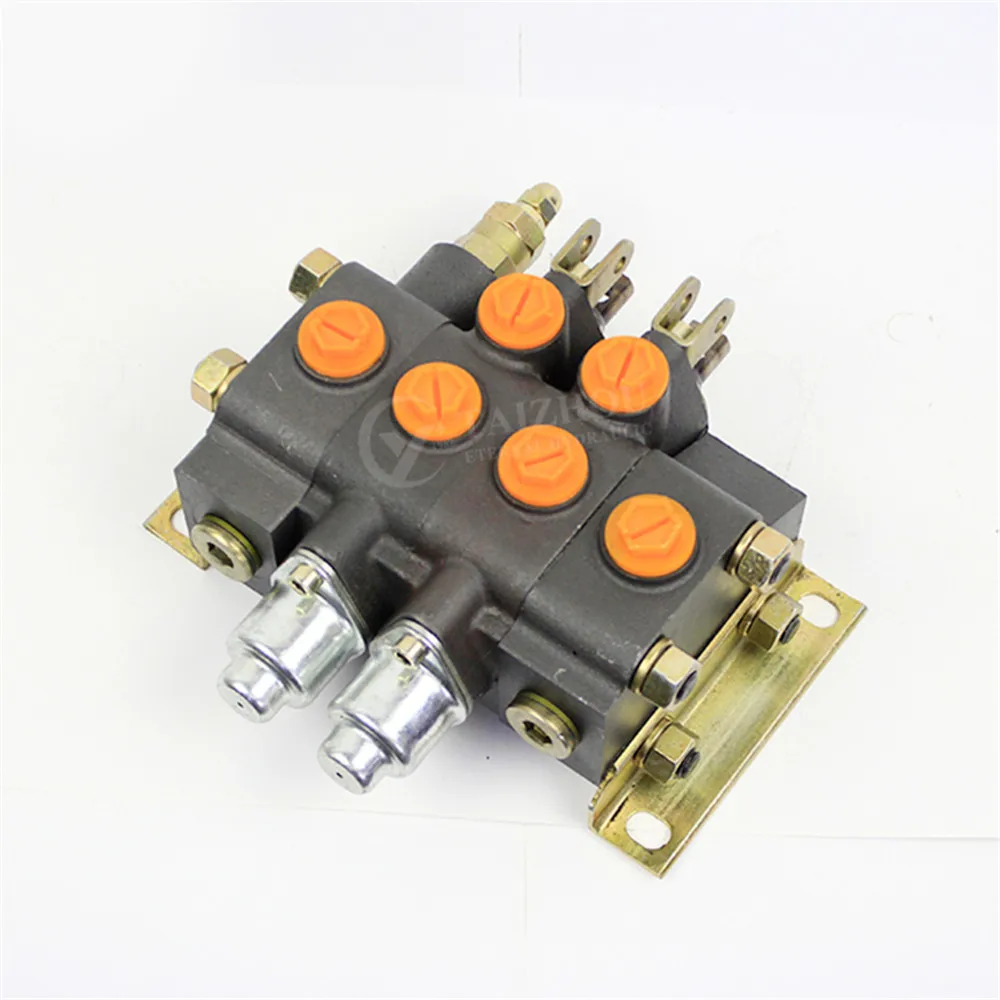 ZS ZS-L10 Hydraulic Sectional Direction Control Valve, Pilot operated relief valve parallel circuit Manually Distributor Valve