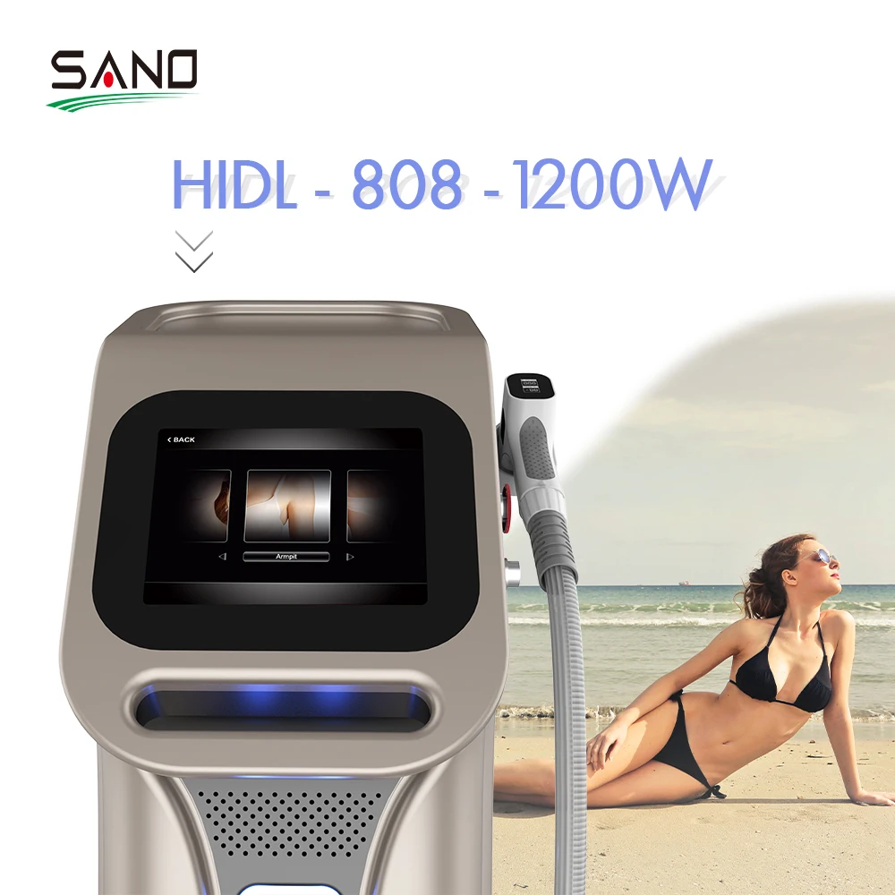1200w Diode Laser Hair Removal Machine With USA Imported Laser Bars For Professional Permanent Hair Removal