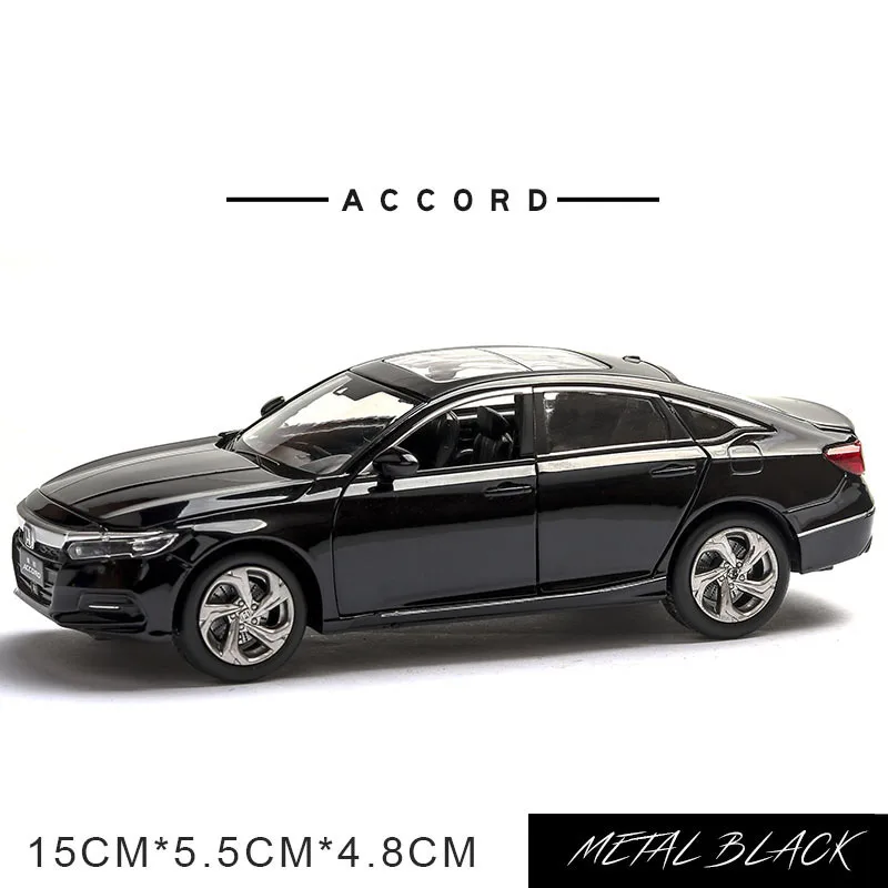  Коллекционная модель автомобиля 2020 высокого качества Honda Accord Alloy 1:32 для подсветки