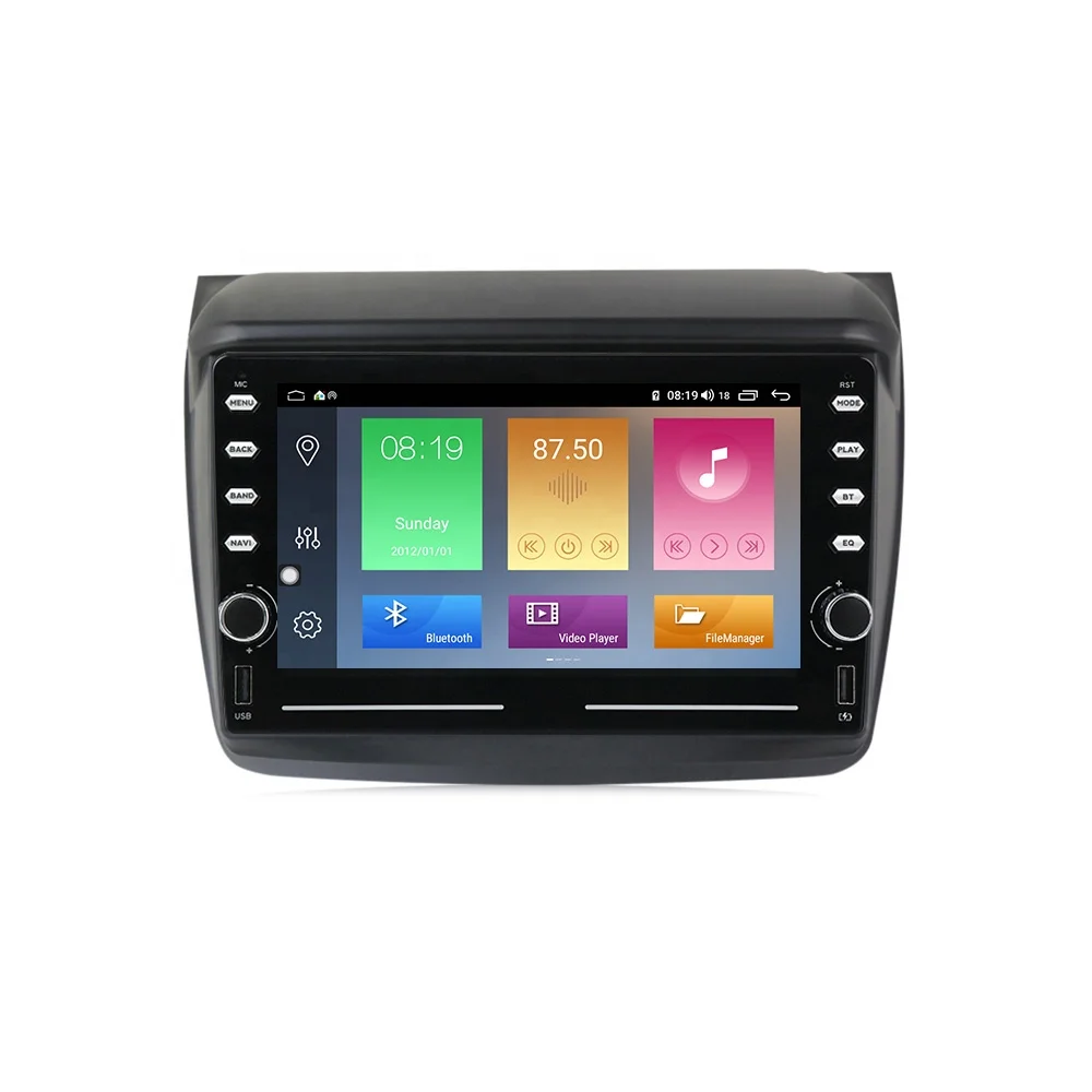  Автомобильный навигационный плеер для Mitsubishi L200 Pajero Sport Triton 2008-2016 без dvd Серия D Android IPS + 2.5D DSP 4G LTE