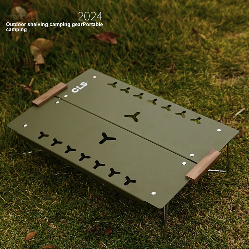 Jetshark Mini Single Portable Modern Design For Outdoor Hiking Camping Aluminum Alloy Folding Table