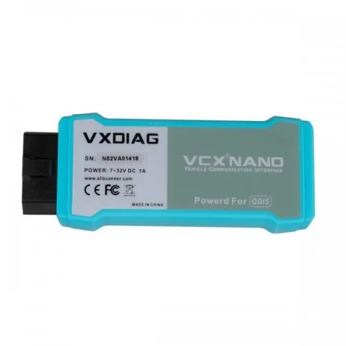 Wi-Fi VXDIAG VCX NANO 5054 ODIS V5.1.5 поддержка протокола UDS и нескольких языков
