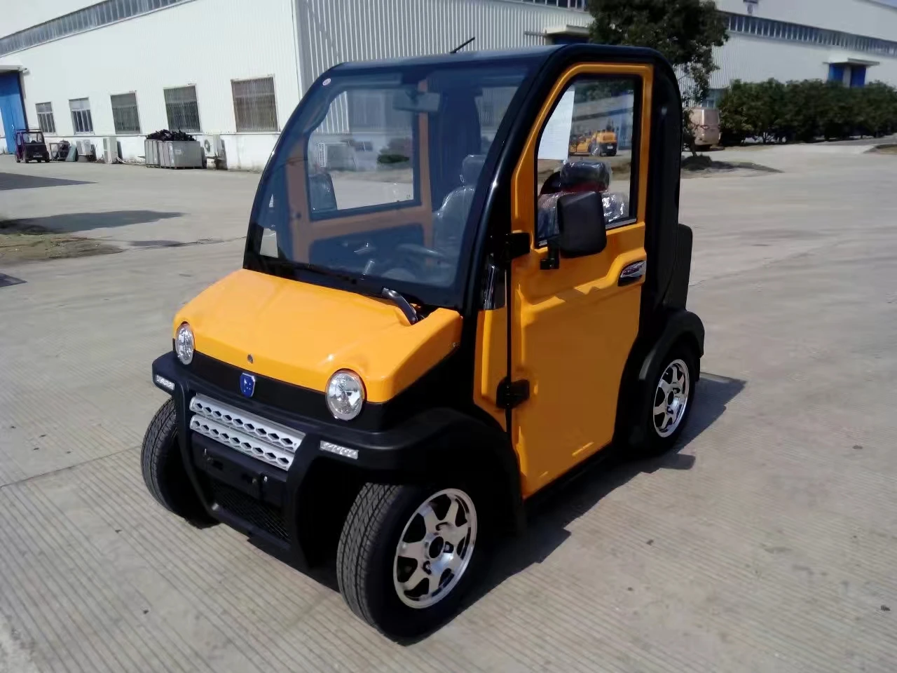 Low Speed 4 Wheels 2seats EEC certification E-Mark Auto Vehicle Adult Electric car