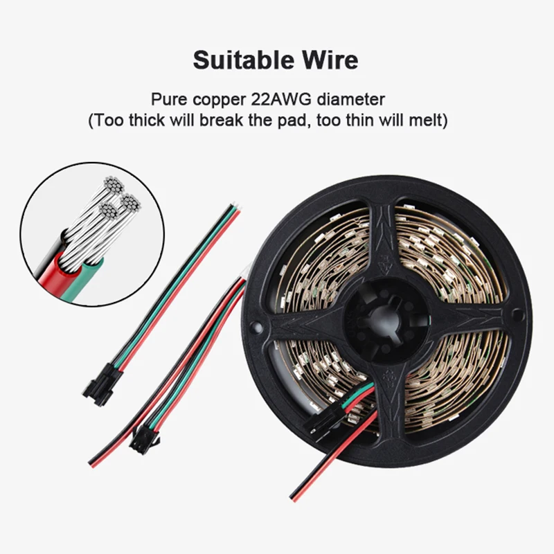 30 60 144 LEDs WS2812B DC5V Addressable RGB LED Tape Waterproof 5V WS2812B WS2812 5V LED Strip Light