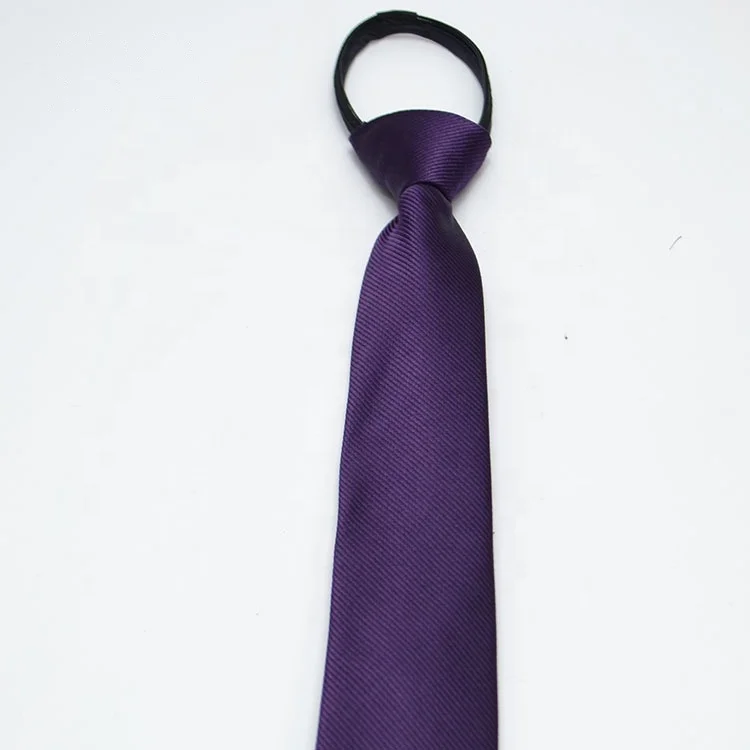 High grade hot sale solid zipper necktie 5cm popular zip neckties slim skinny student zipper ties