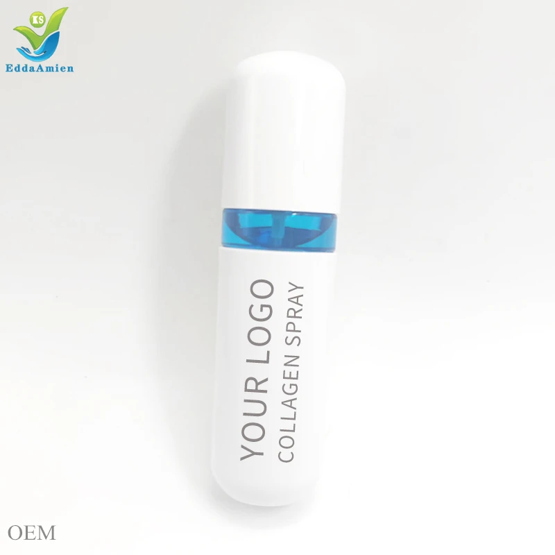 Snow white pure collagen film nano face peptide serum spray serum whitening collagen set for oily skin