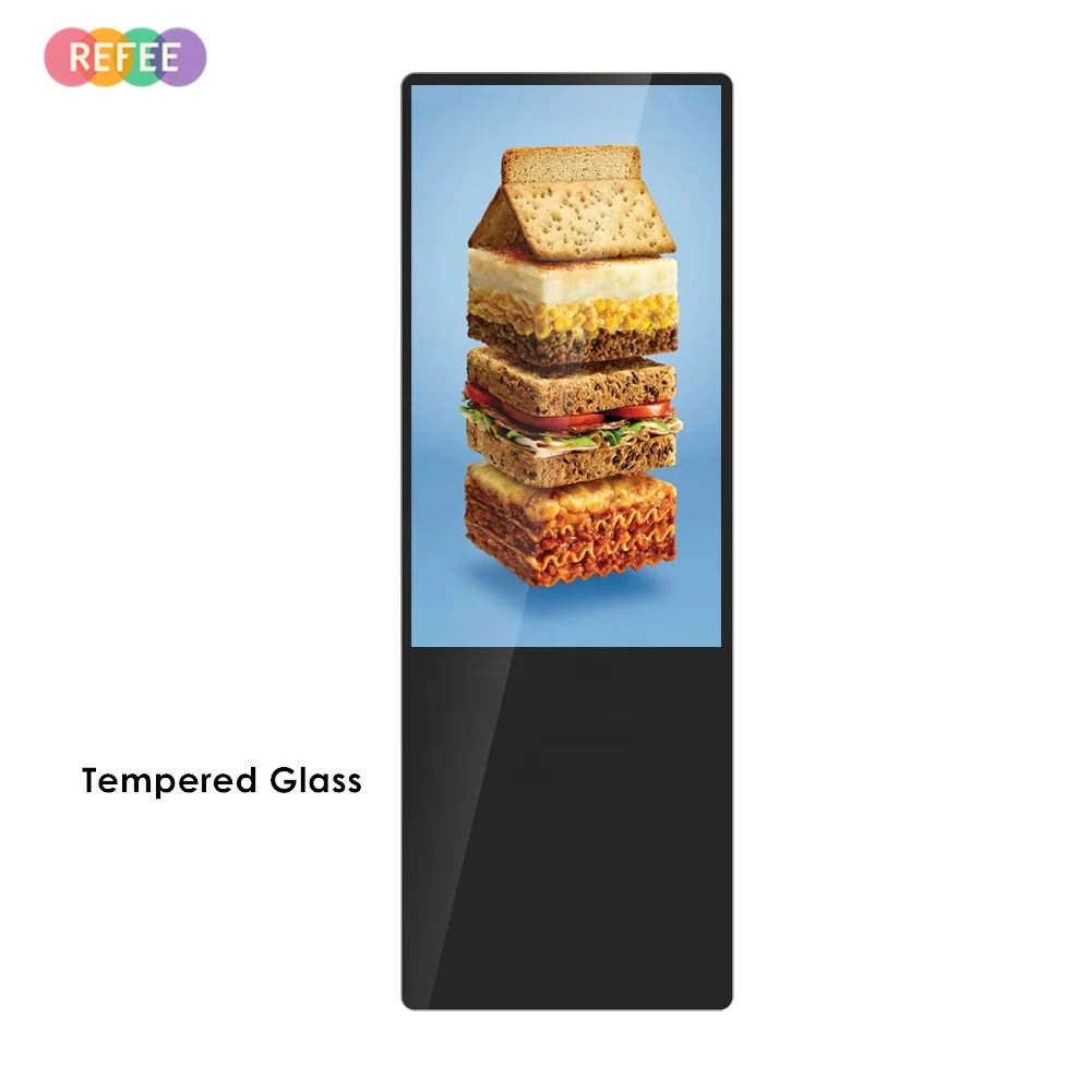 Shenzhen Refee 32inch 43inch 49inch Advertising Screen Lcd Display Portable Kiosk Android Digital Signage