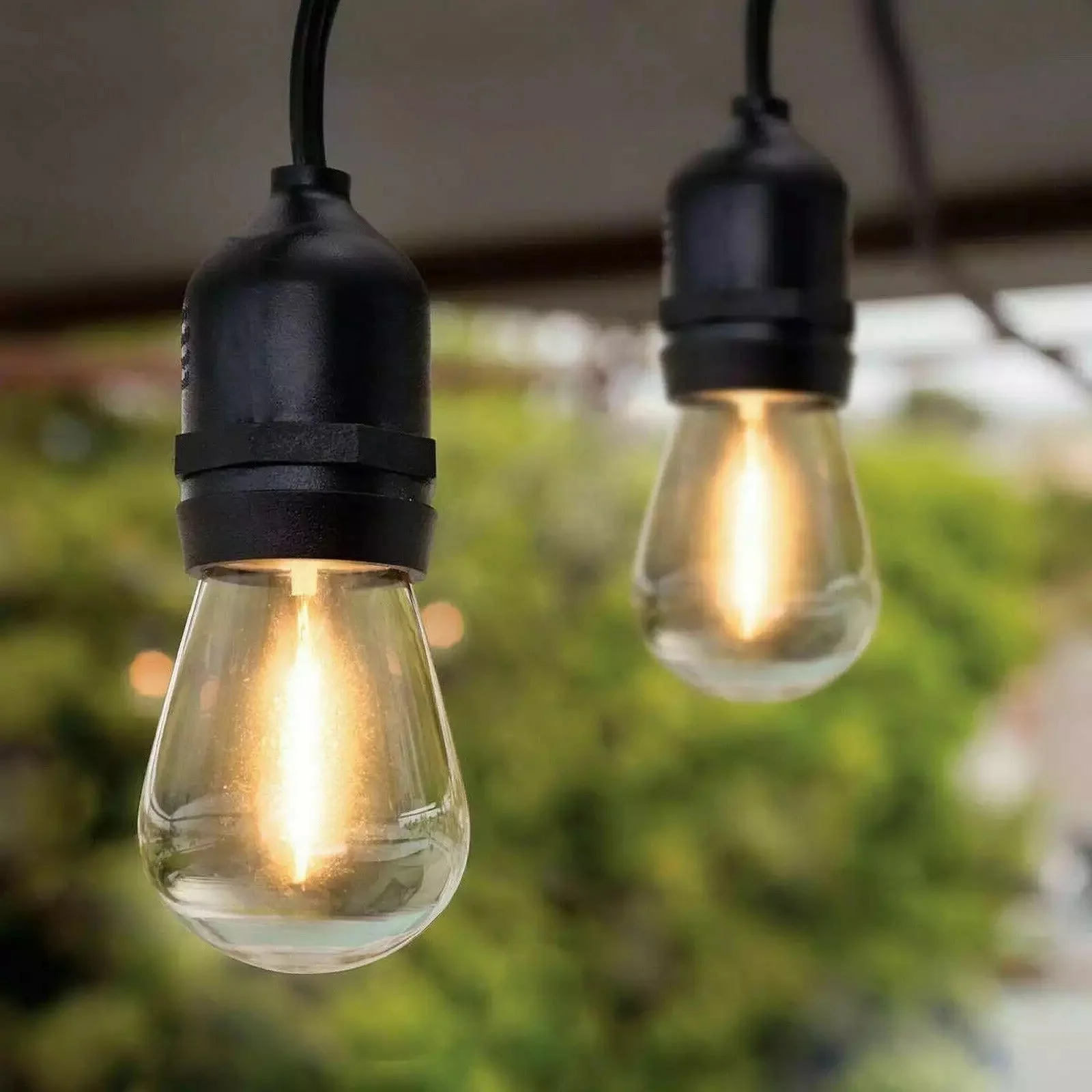 Wholesale S14 outdoor festival holiday new year Ramadan Christmas street decoration polo led rubber wire string light