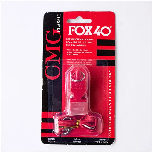 FOX40 FOX80 Plastic Whistle Seedless Plastic Whistle Soccer Football Basketball Hockey Baseball Sports Referee Whistle