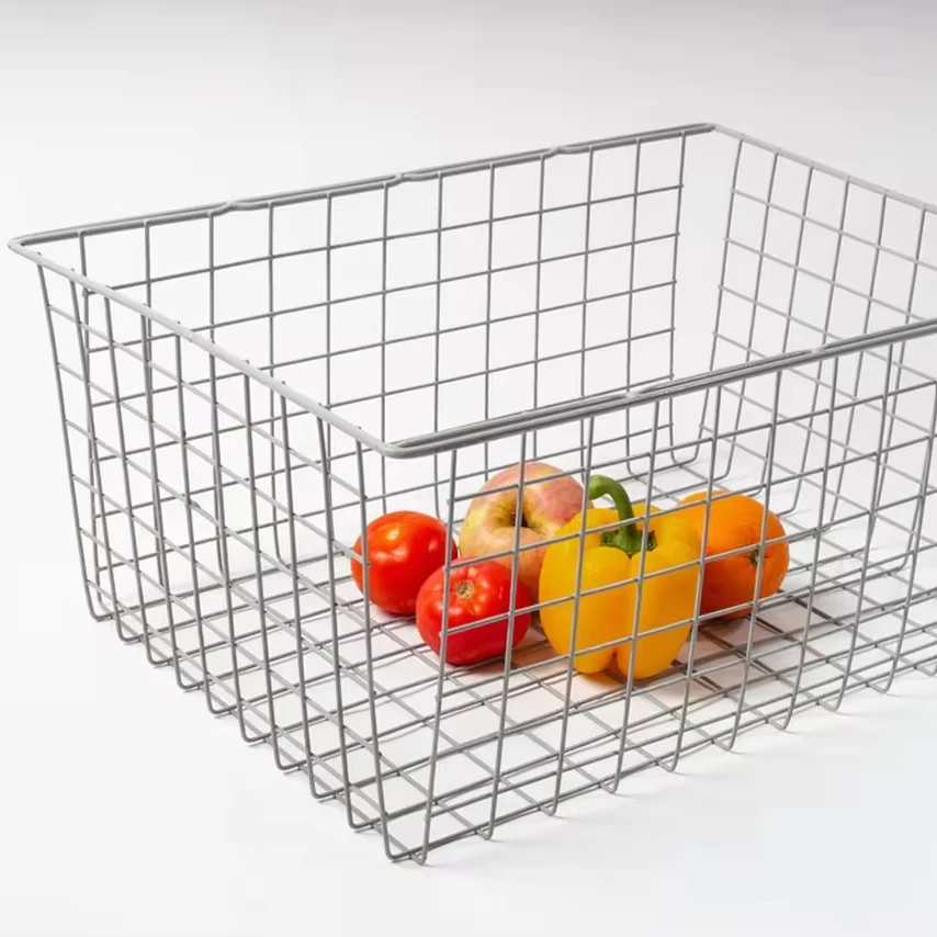 304 316 Stainless Steel Metal Wire Mesh Cleaning Basket Sterilization Basket Food Storage Basket