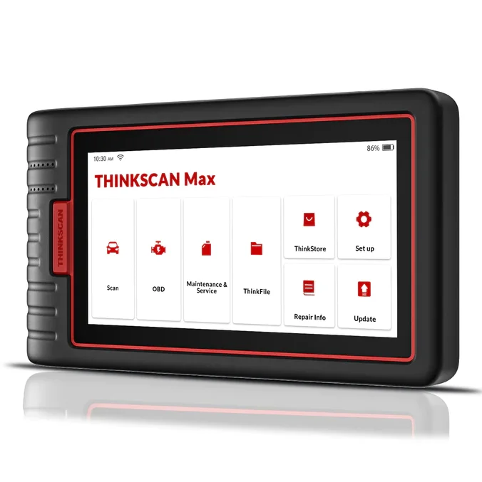 THINKCAR Thinkscan Max OBD2 Scanner with 28 Reset Functions OBD2 Scanner Car Code Reader Vehicle Diagnostic Tool Tablet