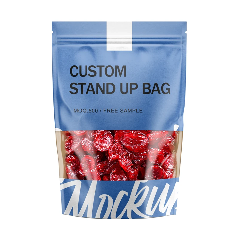 Стоячий мешочек биоразлагаемый Дой Пак пустой стоячий с окошком