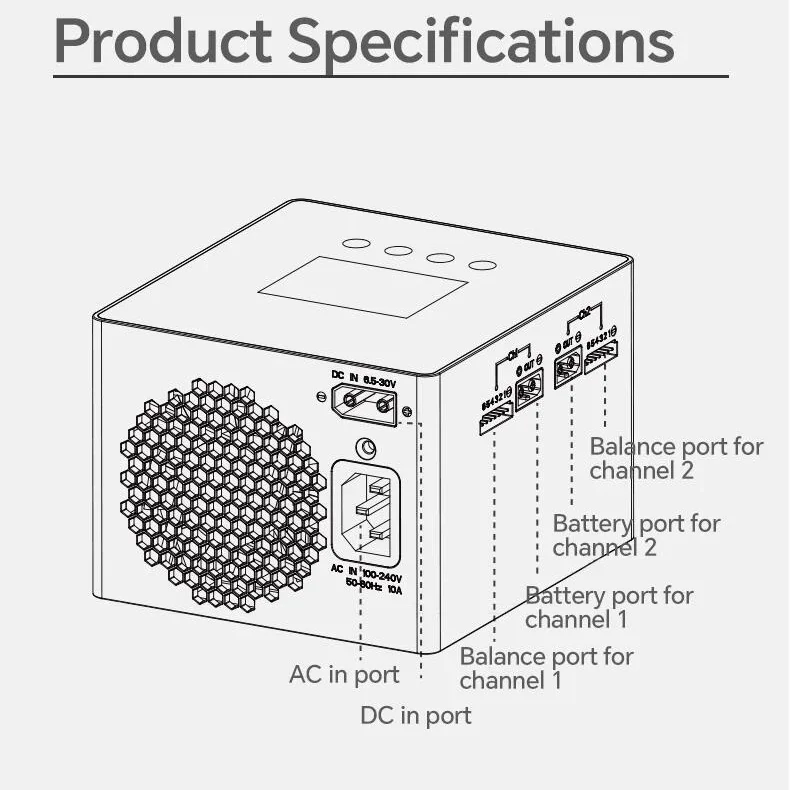 HOTA F6 PLUS AC 500 Вт DC 1000 15A сбалансированное зарядное устройство многофункциональное интеллектуальное литиевое + Lipo LiIon NiMH