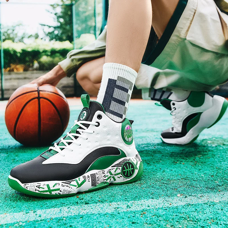 2023 NEW Style of Basketball Shoes Men 39-44 Size Hard-wearing Running Sports Shoes Basketball Game Sneakers Boy