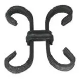 Spots cheap ornamental forged wrought iron scrolls for wrought iron gate designs
