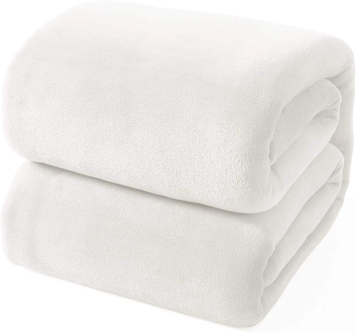 Hot quality luxury thick customized size 100% polyester mink flannel white throw blanket for sublimation