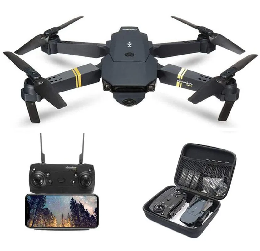 Hot Foldable Altitude Hold Quadcopter Drones with 4K HD Camera and gps Mini Drone WIFI FPV e58 drone