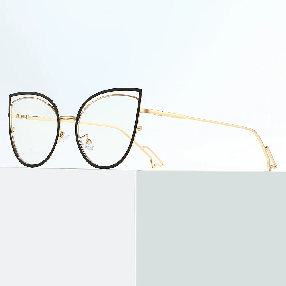 New Anti Blue Light Blocking Protect Glasses Women Fashion Retro Computer Eyeglasses Frames Fit Prescription Optical
