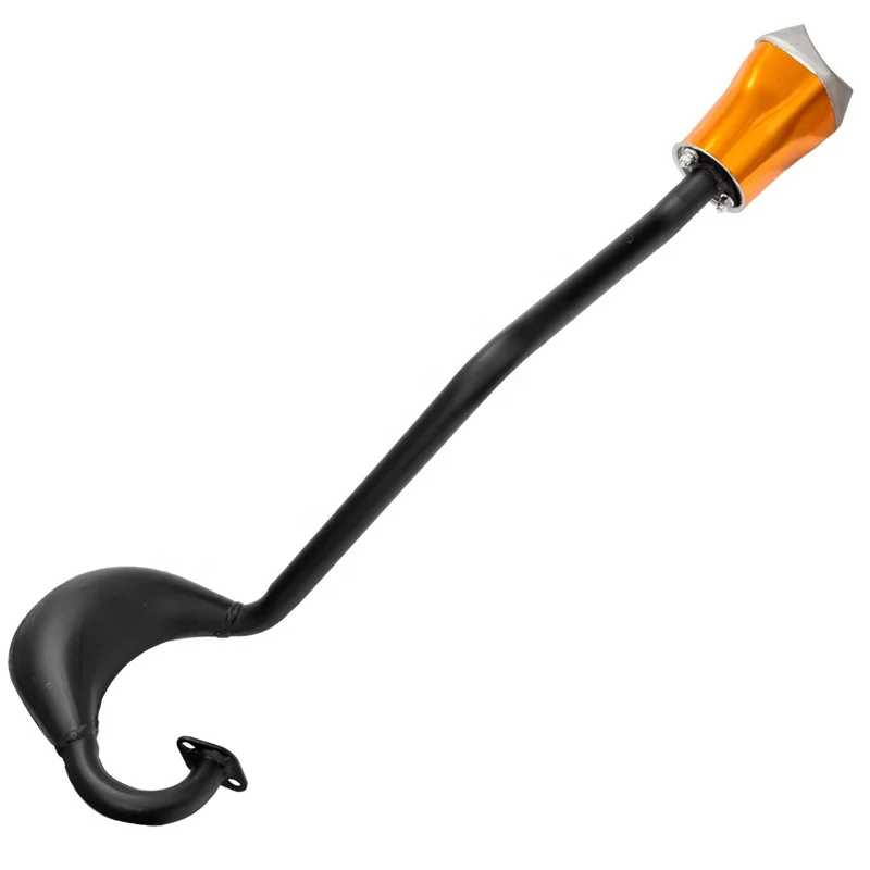 HIAORS Exhaust Muffler Silencer Pipe for 2 Stroke 47cc 49cc Pit Dirt Bike Mini ATV Quad Motorcycle Pocket Bike Engine Parts