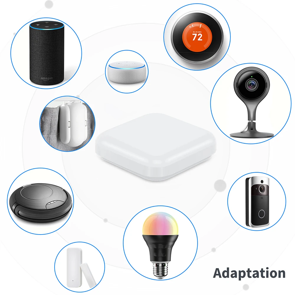 WALE Tuya Zigbee gateway Alexa google home voice control smart home Gateway hub