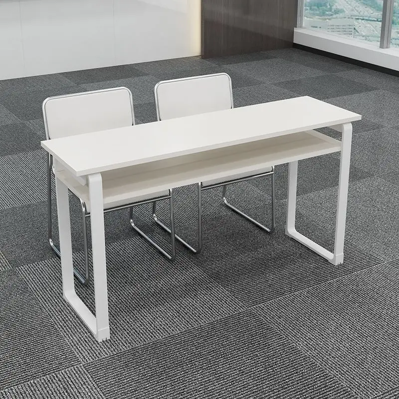 Modern Style College Desk Student Table Chair Classroom Furniture Study Table Student Desk Chair Two Person Meeting Room Bench