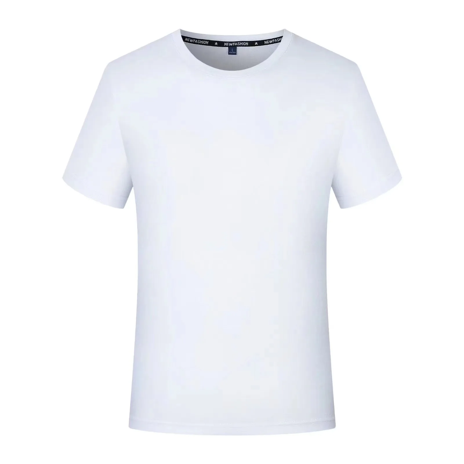Quick drying crewneck cotton blank T-shirt work clothes custom outdoor short sleeve Group clothing T-shirt printed logo