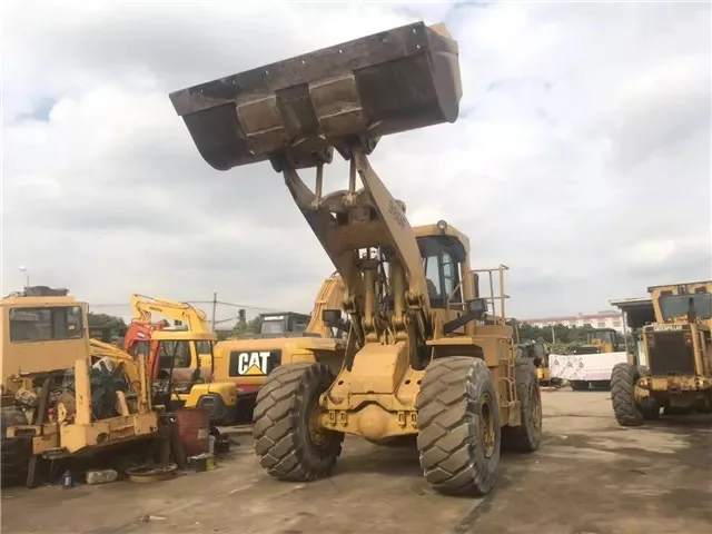 5.3cbm used cat 980f end front wheel loader machine with low hours caterpillar 980 f pay loader cat980f