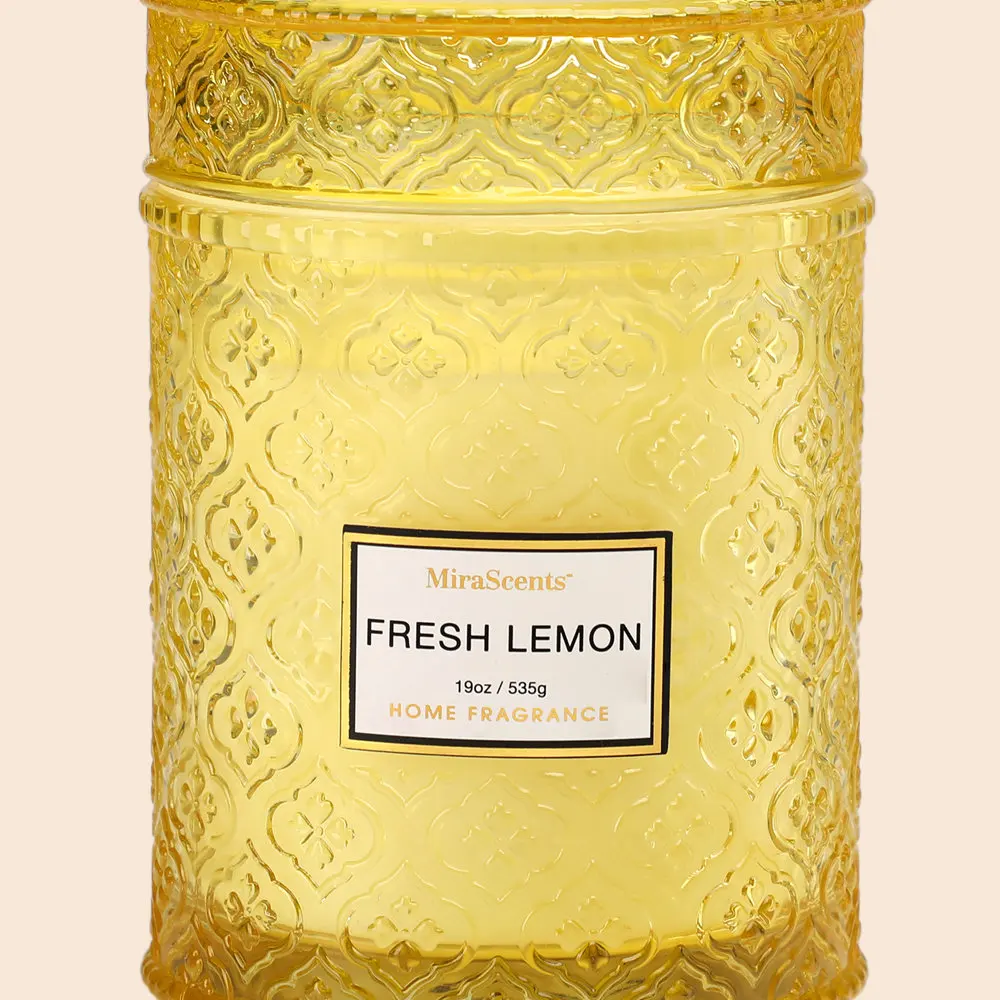 Luxury Soy Wax Fragrance Home Valentines Christmas Gift Set Box Glass Jar Custom in Stock Aromatic Scented Candle