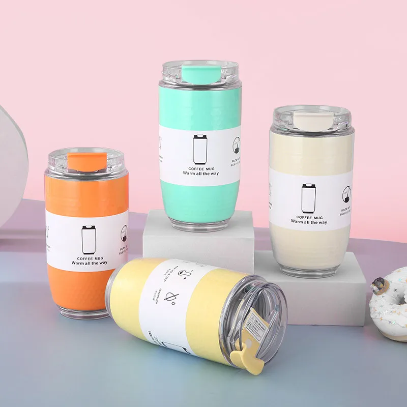 320 мл 440 Дорожные Кружки на заказ с логотипом изолированная Рождественская чашка Термокружка Из Нержавеющей Стали Оптом