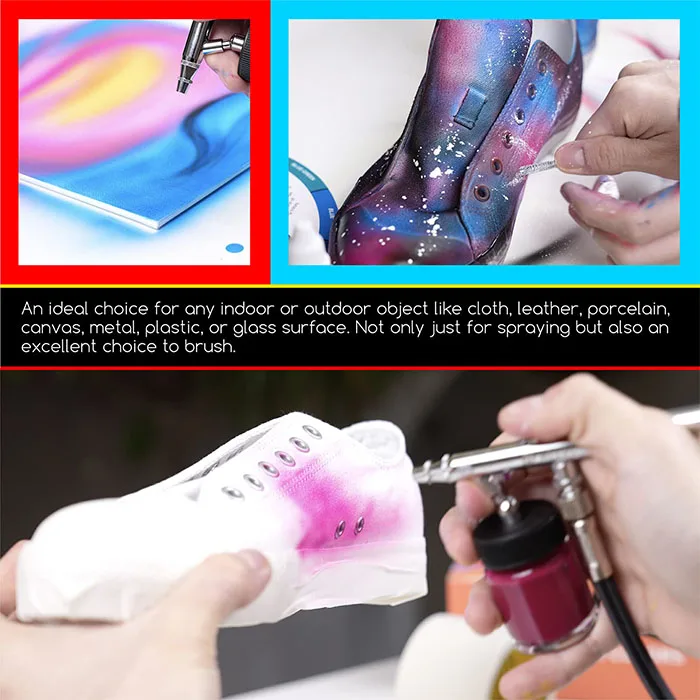 MEEDEN Factory Wholesale 24colors 30ml airbrush painting spray paint Professional Acrylic Color Paint