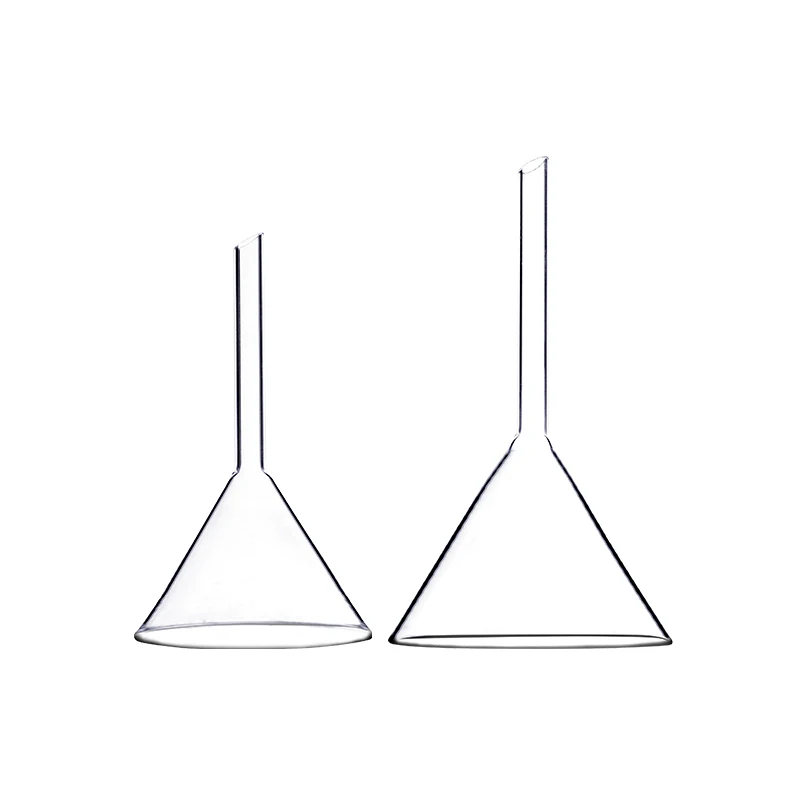 
Outstanding quality high transparency silicon dioxide cone glass funnel 