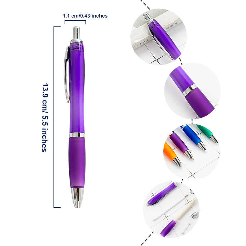 New Pen logo custom Advertising Gift Ball Point Pen Wholesale Luxury Rose Gold Metal Office Ballpoint Pen