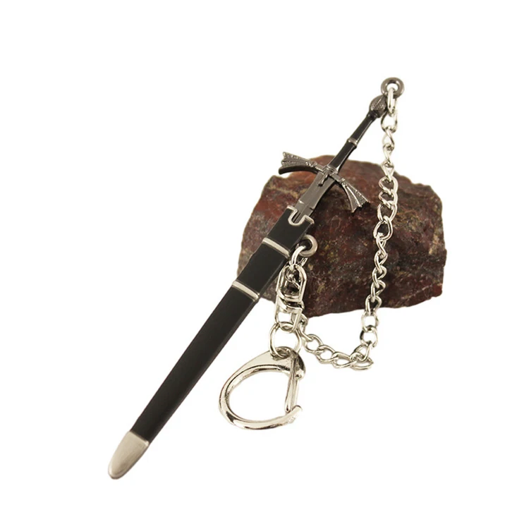 Wholesale Custom High Quality Mini katana de metal Keychain From Game of Thrones
