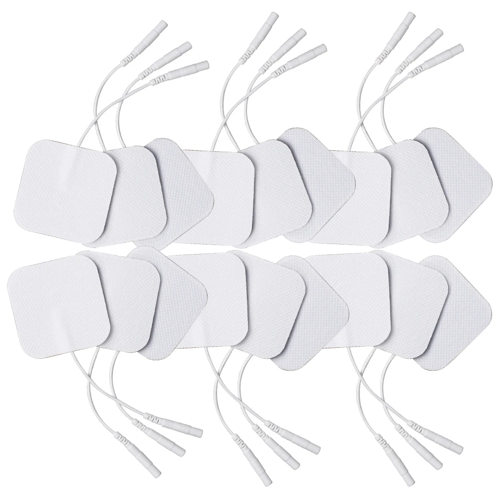 5X5CM Silicone Gel Massage Pad Tens Electrode Pads For Therapeutic Muscle Stimulator Healthy Care