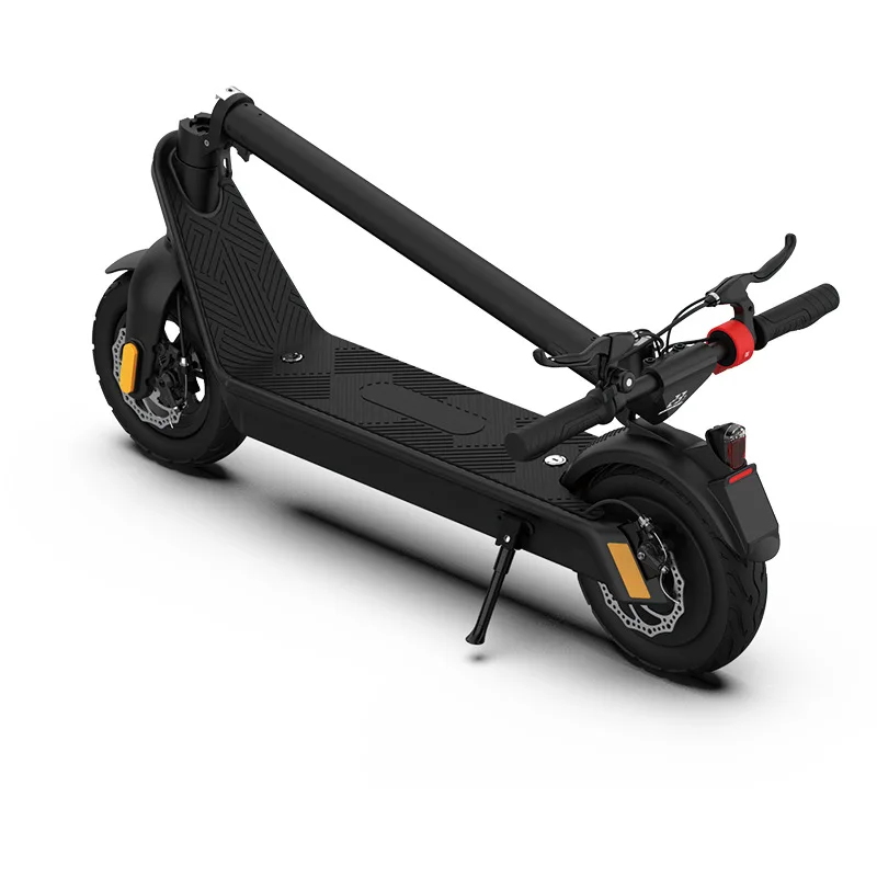 Foldable Electric Motorcycle Scooter 36V 15.6AH 500W WMax Black Motor Power Battery Time Charging Tutu Color Double Brake Origin