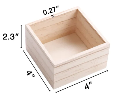 Wholesale Cheap Wooden Wine Fruit Crates Wooden Gift Boxes Wooden Box For Sale