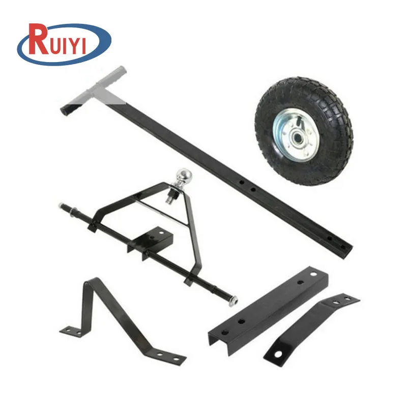 Heavy Duty Dolly Trailer with 600LB Quick Move RV Boat Towing cart adjustable Boat Trailers dolly Hand Truck Hitch Cart