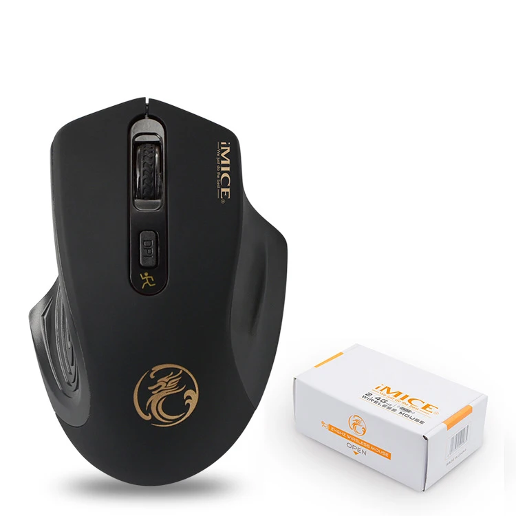 Imice E-1800 RGB Эргономичный для gamer игровая беспроводная мышь