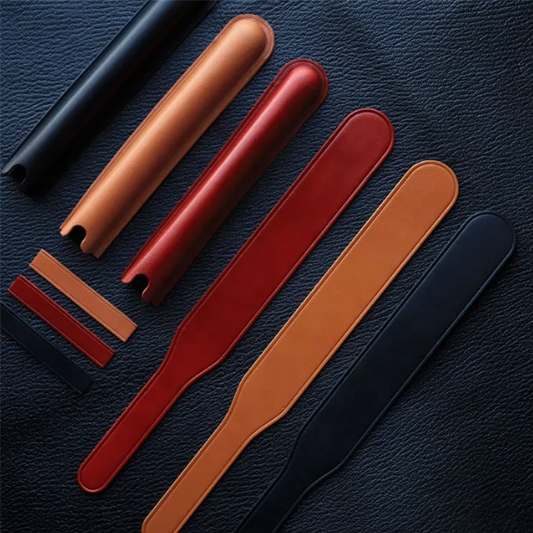 2024 New arrival zipper pen bag pencil case pouch fashion leather large pencil case with stationery   pen case organizers