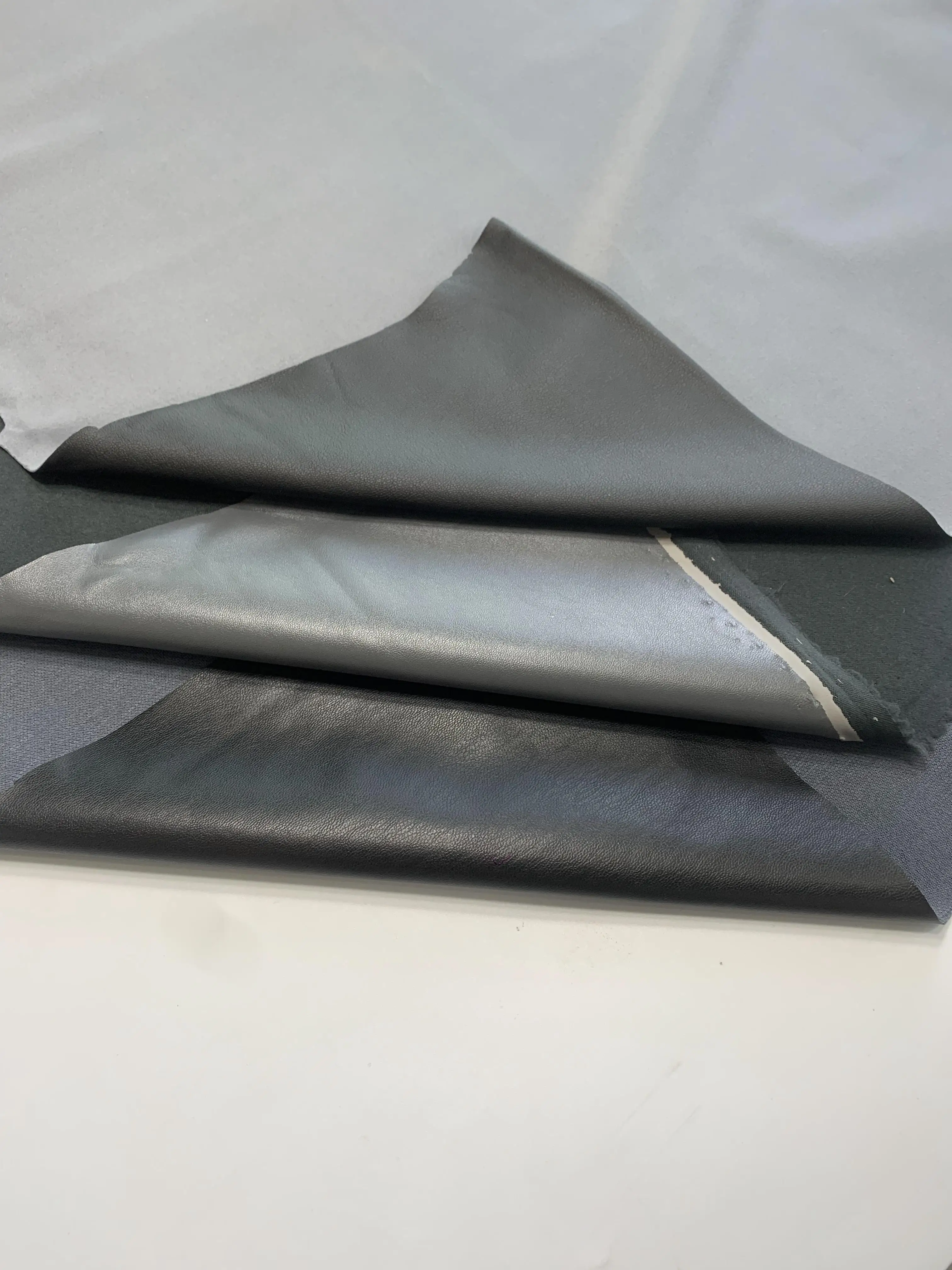 new development bamboo fiber  sustainable bio base leather rolls for handbag and shoe upper materials