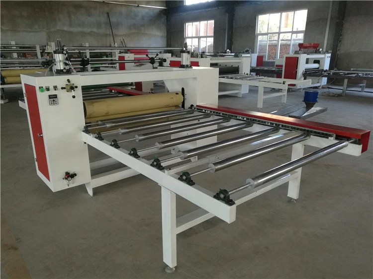 PUR Hot Melt Roller Laminating Line For Wood Panels