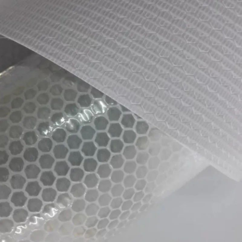 Honeycomb Printable PVC Non-adhesive Reflective Sheeting For Advertising
