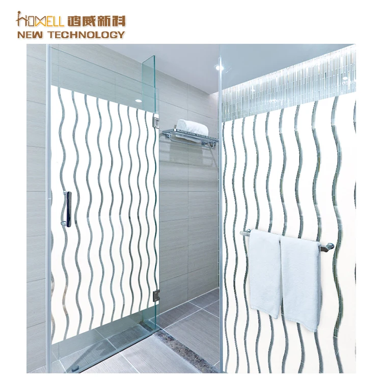 Decorative Glass Film Stained Glass Film With Pattern Non Transparent Window Film