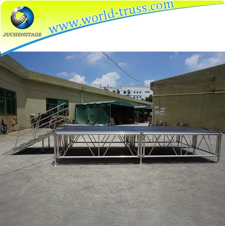 Китай регулируемые ножки для сборки сцены портативная модульная сцена наружная алюминиевая