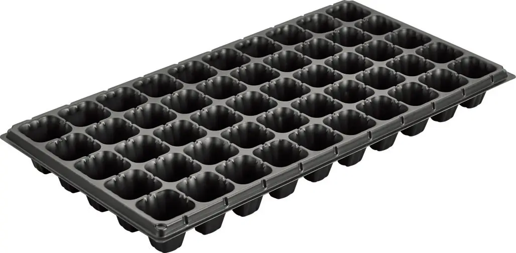50 Cells PS Seedling Starting Grow Germination Trays for Greenhouse Vegetables Nursery