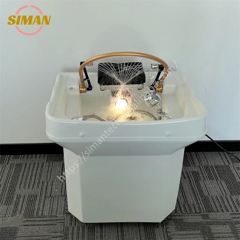 Siman Professional Beauty Salon Spa Portable Shampoo Basin Head Therapy Hair Washing For Wellness Institution Massage Parlor
