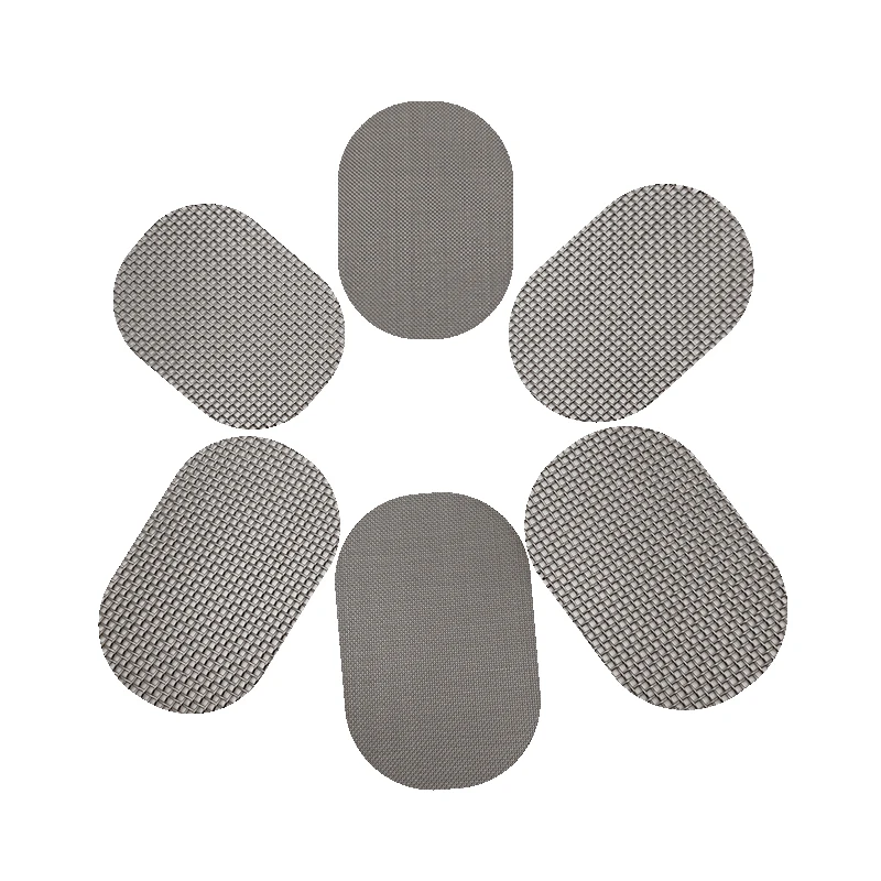Edge packed metal filter disc Ring-edge filter disc Stainless steel micro round filter mesh