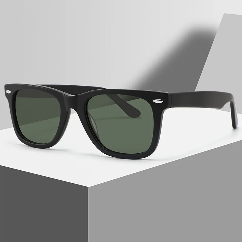 Fashion Newest 2025 Wholesale Price Sunglasses Sun Glasses Polarized Retro Square Acetate Sunglasses