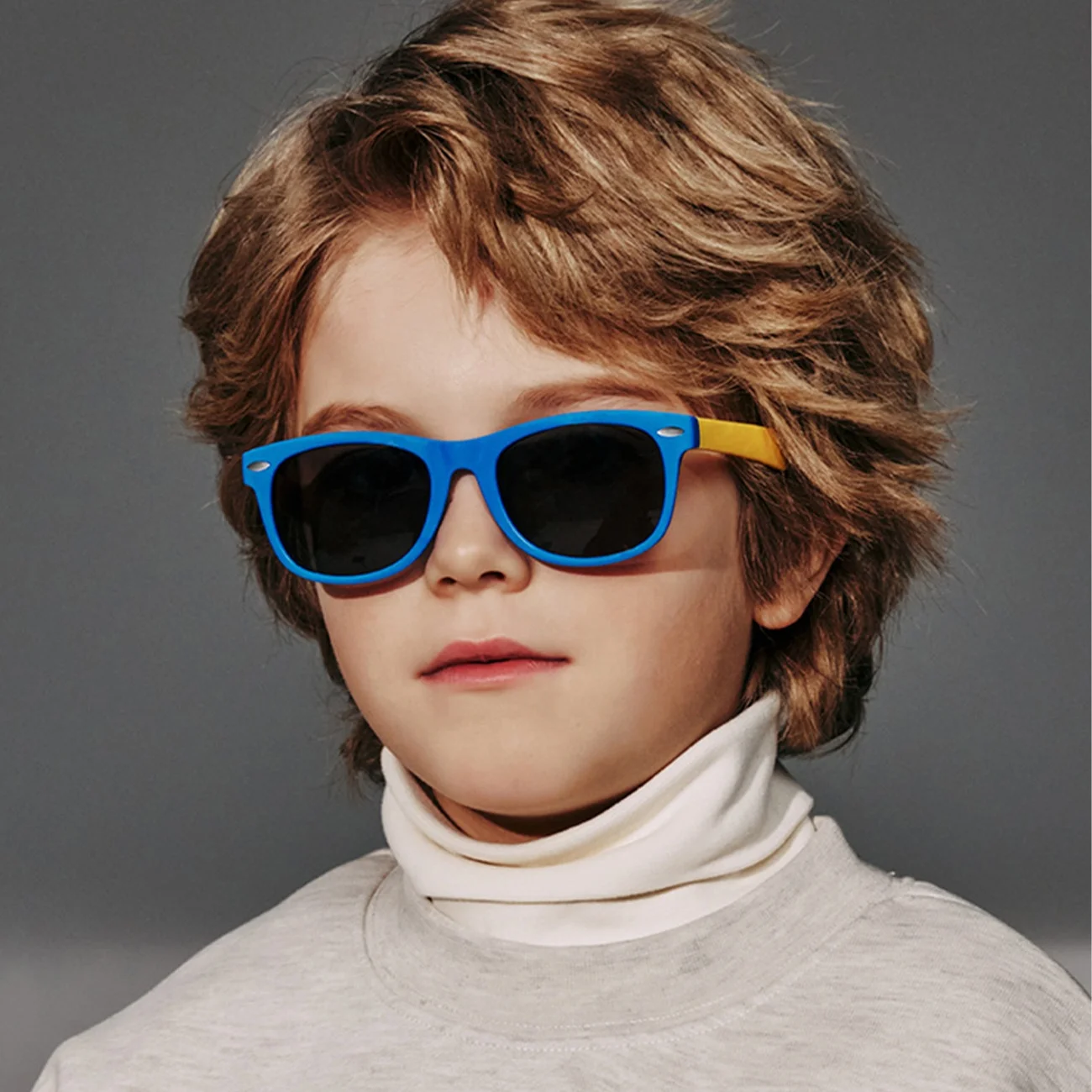 New Soft TPEE Kids Polarized Sunglasses Colorful Flexible Glasses Cute Lightweight Custom Logo Eyeglasses for Boys and Girls