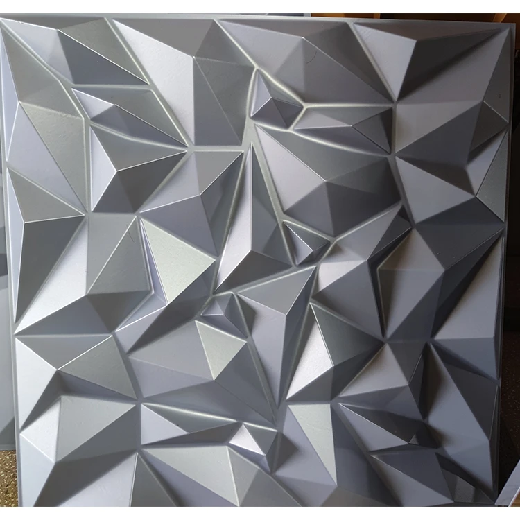 new designed wallsticker wallpaper glitter diamond acoustic 12 pcs decorative 3d wall panels